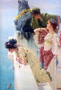 Alma-Tadema, Sir Lawrence A coign of vantage oil on canvas